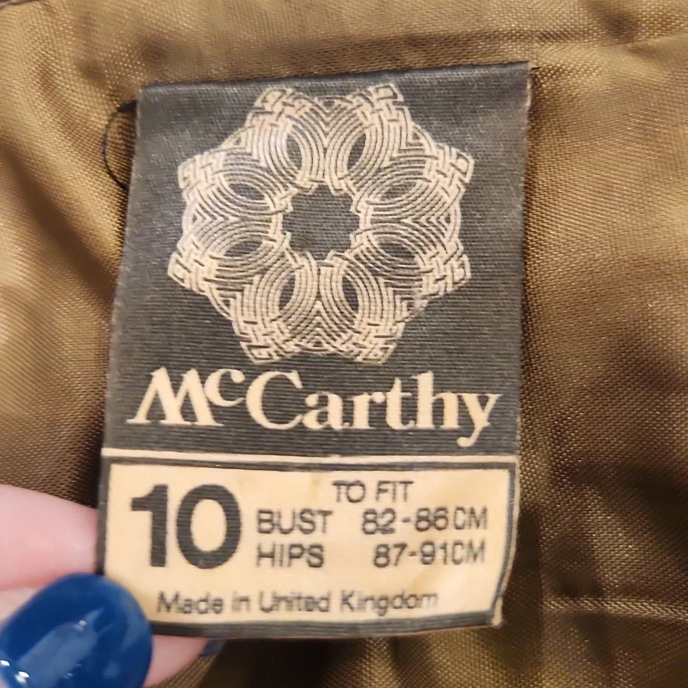 Chic Vintage McCarthy United Kingdom Black Midi Dress with Strappy Design - Picture 6 of 12